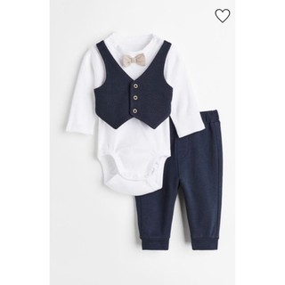 (020)Set công tử cho bé sơ sinh H&M