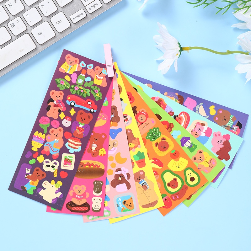 Hình Dán Thẻ Gấu Goo Dễ Thương GK0201