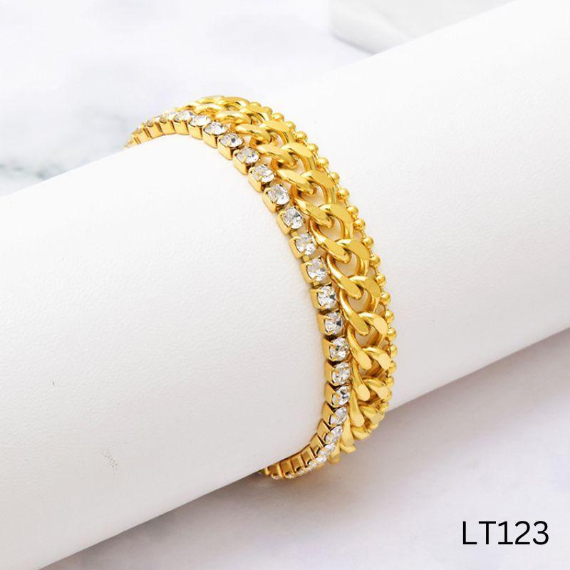 Lắc tay titan không đen gỉ LT123