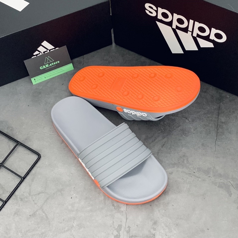 DÉP ADIDAS ADILETTE BÁNH MÌ ĐEN - Dép full box êm đẹp rạng ngời