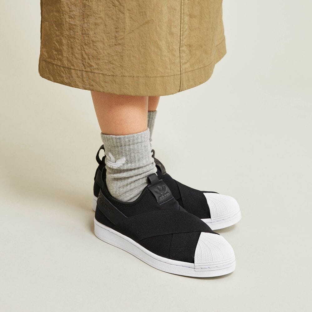 Giày Adidas Superstar Slip On FW7051 Đen