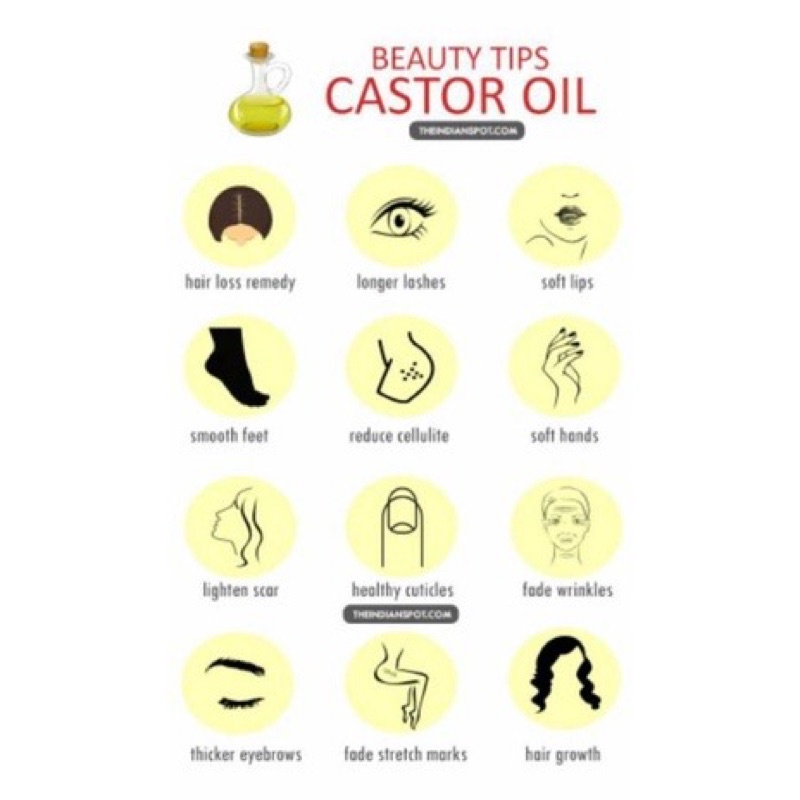 Dầu Dưỡng Da, Mi Hạt Thầu Dầu Castor oil Now Solutions