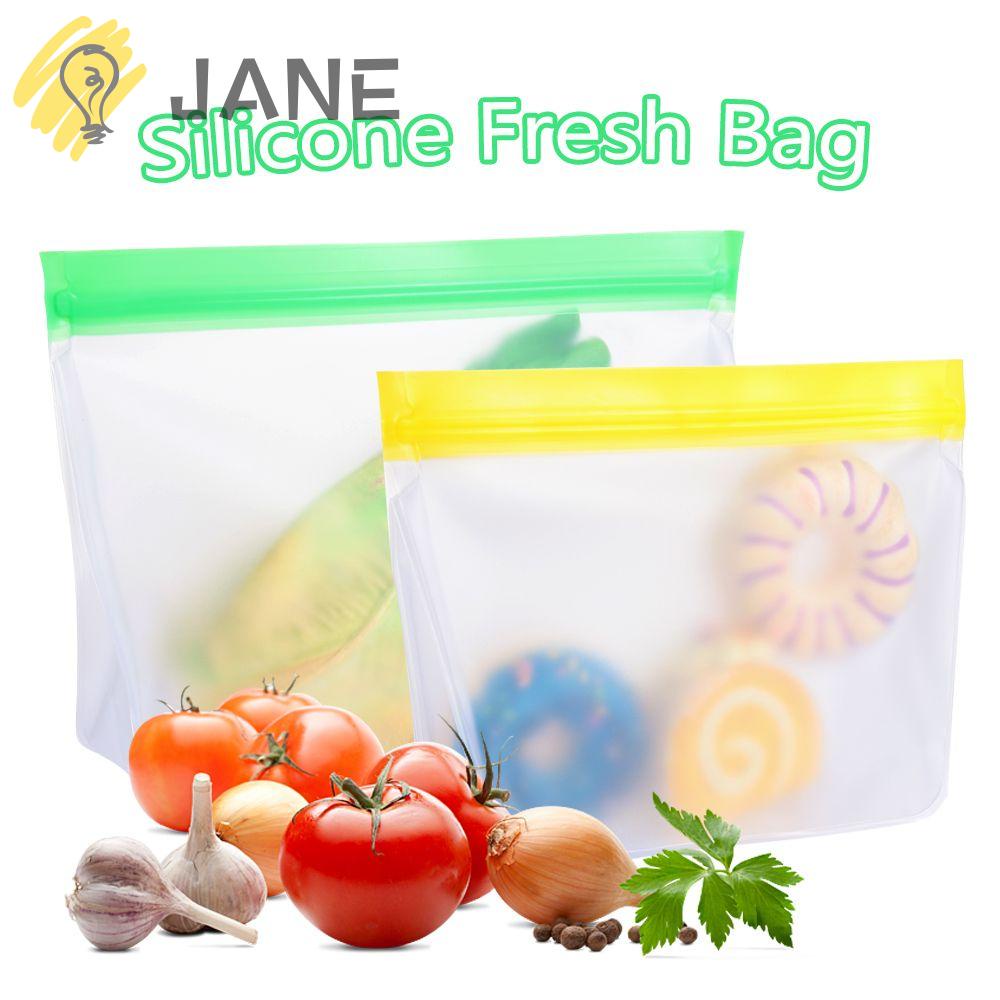 Túi Zip Silicon Bảo Quản Thực Phẩm Có Thể Tái Sử Dụng