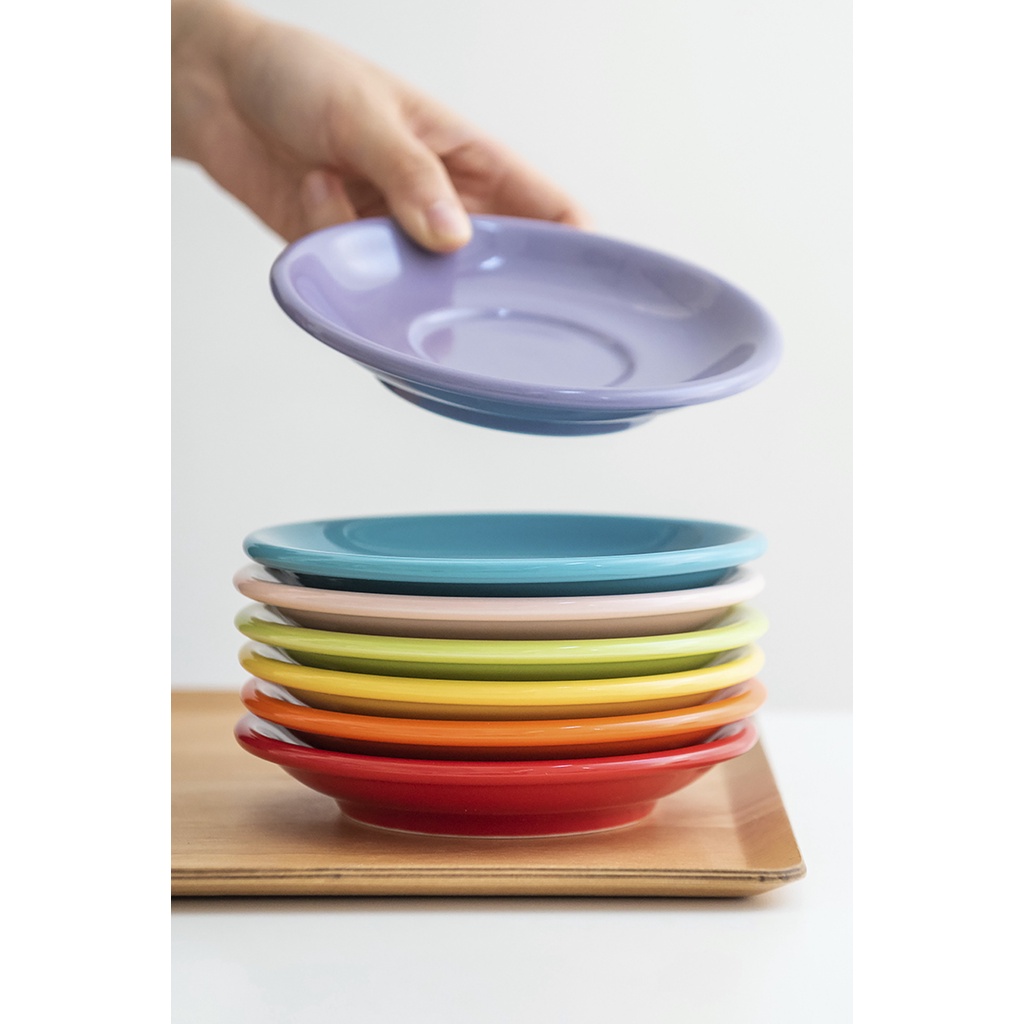 Volcano Đĩa sứ Origami Cappuccino Latte Bowl Saucer 140mm