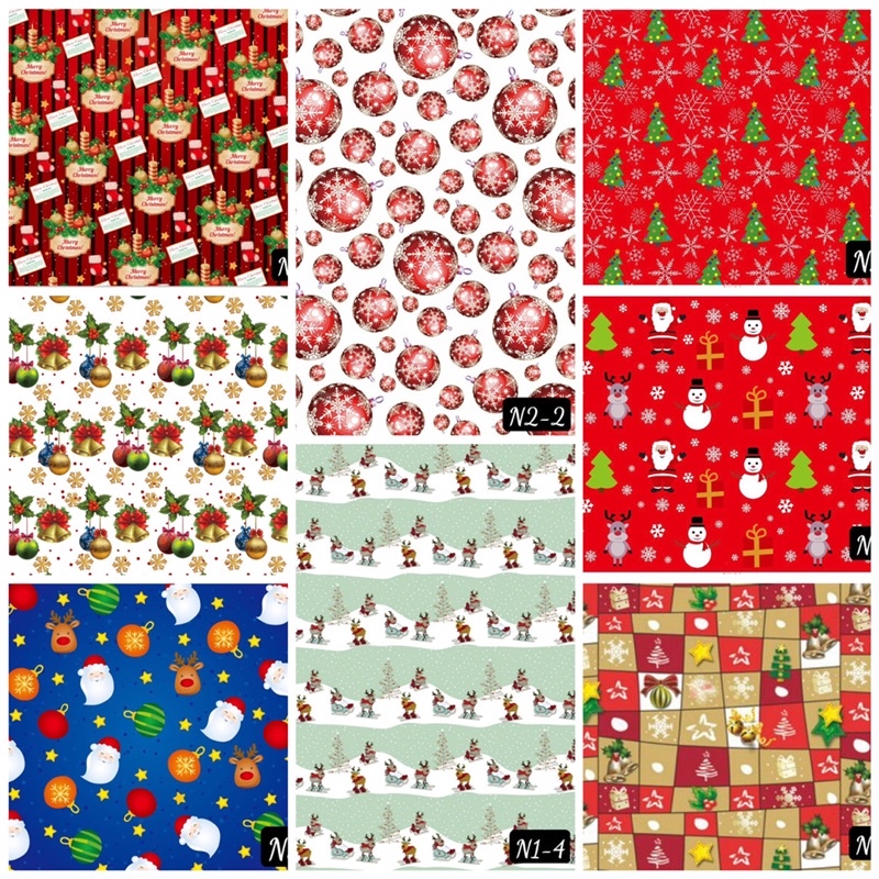 Giấy Gói Quà Giáng Sinh, Giấy Gói Quà Noel Kích Thước 50x75