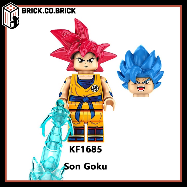 Mô hình Lắp ráp Dragon Ball Sun Goku Vegeta Gohan Broli Gamma Piccolo Đồ chơi Anime Bảy Viên Ngọc Rồng KF6158