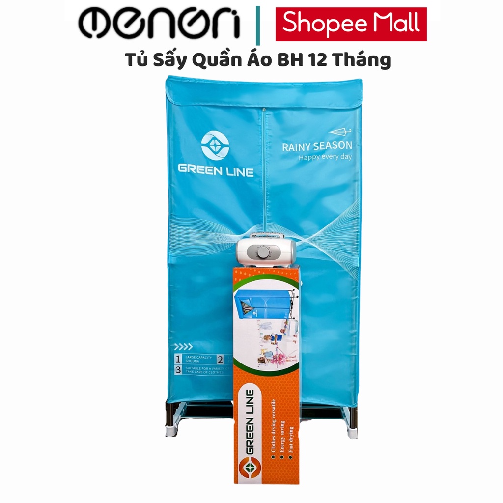 Tủ Sấy Khô Quần Áo Green Line Công Suất Cao 1200W Giúp Quàn Áo Nhanh Khô, Tiết Kiệm Điện BEECOOK