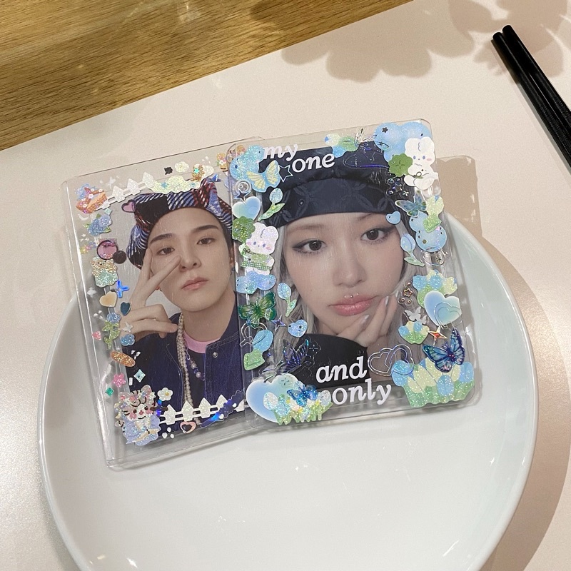 Toploader tấm nhựa trong suốt đựng photocard thẻ ảnh kích cỡ B8+