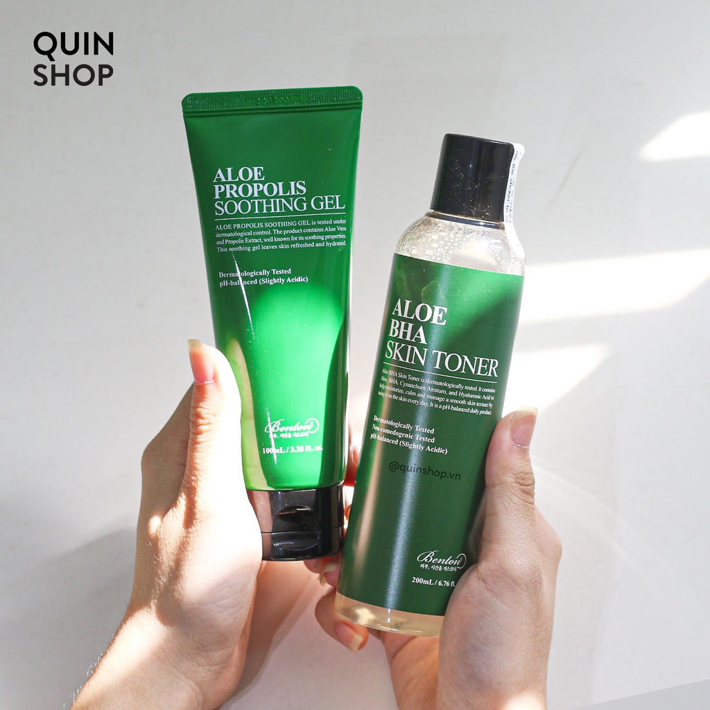 Combo Giảm Mụn Benton Aloe