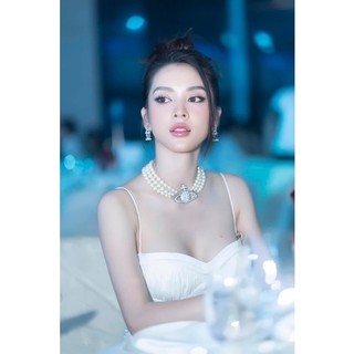 Vòng cổ choker đính đá thời trang