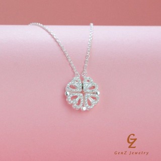 Dây chuyền cỏ 4 lá nam châm - Genzjewelry