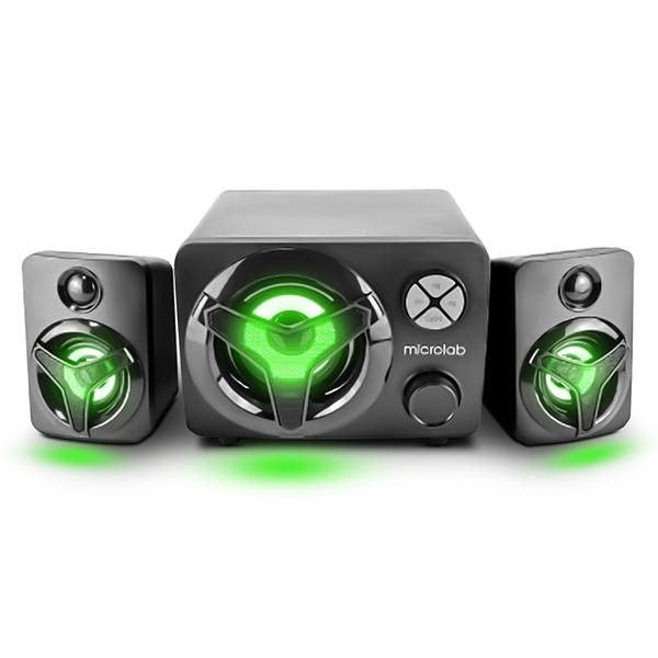 Loa vi tính Microlab U210 2.1 cắm thẻ usb bluetooth có đèn nghe nhạc hay