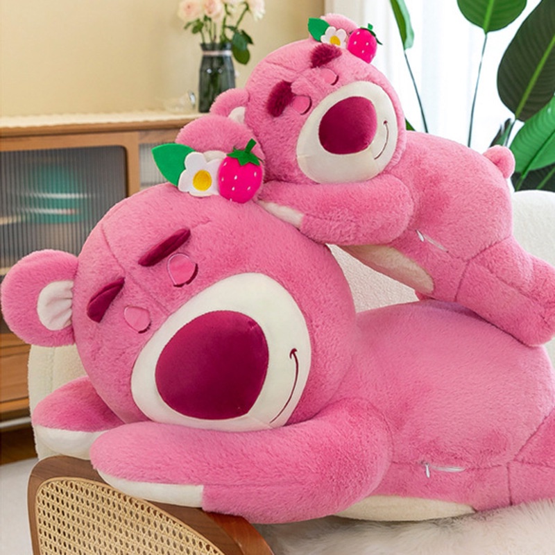 Gấu bông Gấu Dâu Lotso cao cấp chính hãng có mùi dâu cực hot - Gấu Lotso - Thú nhồi bông nhập khẩu - Gấu bông giá rẻ