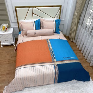 Bộ ga phủ Hàn Quốc chất cotton mát, set 5 món