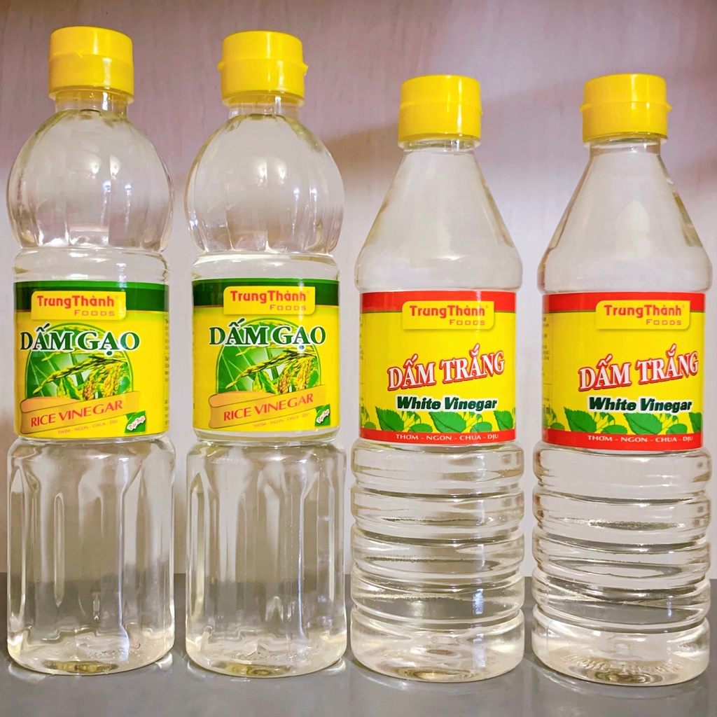 Dấm Trắng, Dấm Gạo Trung Thành Chai 500ml