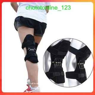 Băng đeo trợ lực khớp gối có lò xo hỗ trợ phục hồi dây chằng xương khớp chuyên dùng cho thể thao vận động, người bị đau