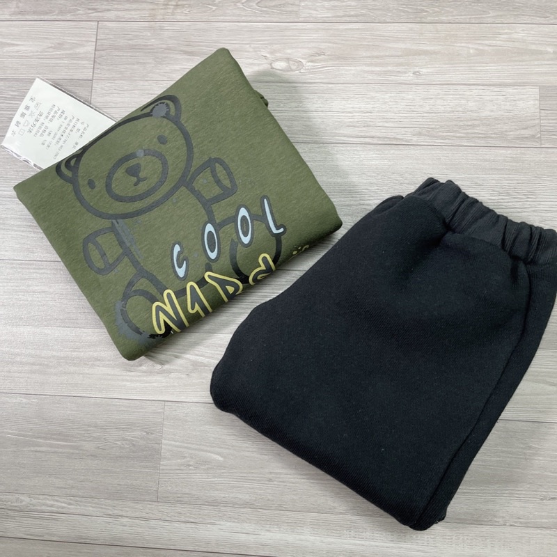 Bộ nỉ bông xuất dư hình gấu siêu xinh