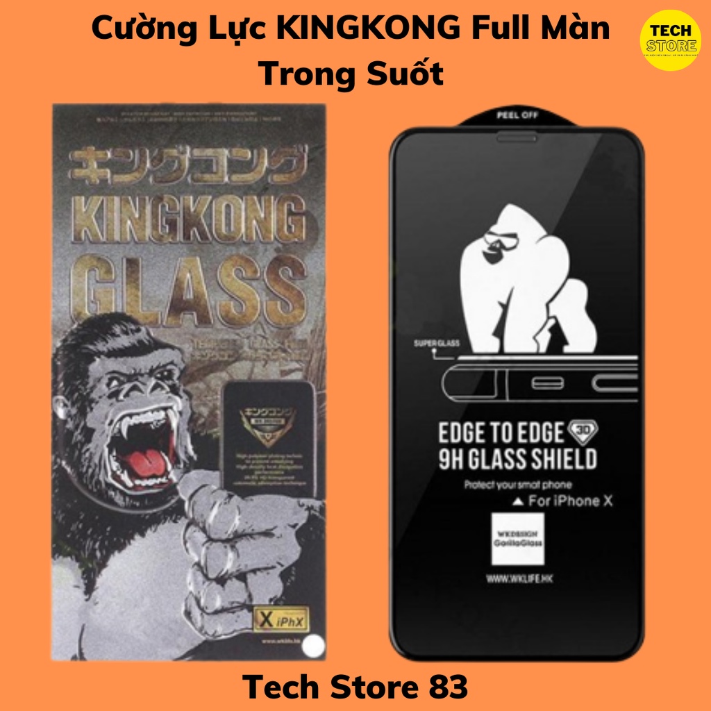 Cường Lực KINGKONG Full Màn Trong Suốt