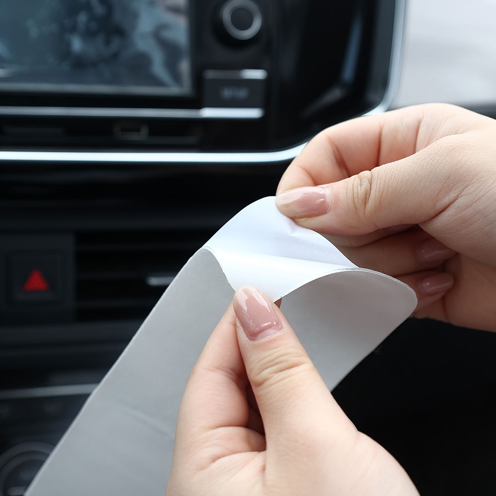 1 Đệm Da Nhân Tạo Mềm Mại Thoáng Khí Tự Dính Thoải Mái Bảo Vệ Tay Chân Cho Xe Hơi