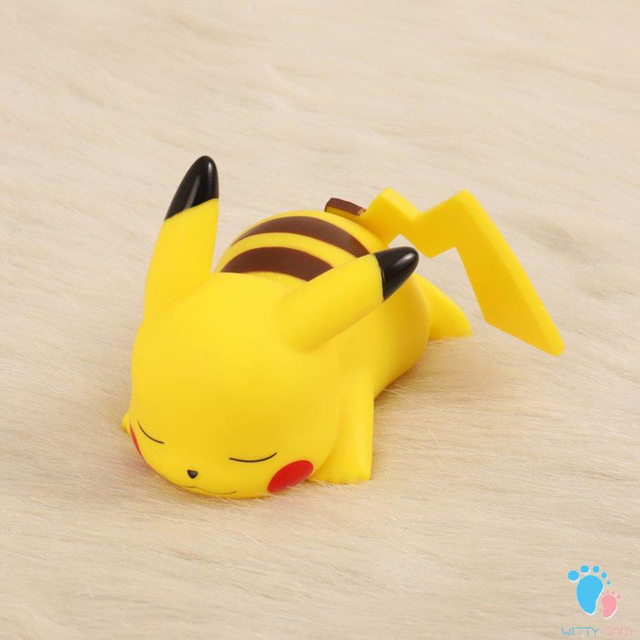 Night Light Creative Cartoon Pikachu Soft Bedroom Bedside Lamp Ornaments Luminous Toys Children's Birthday Gifts