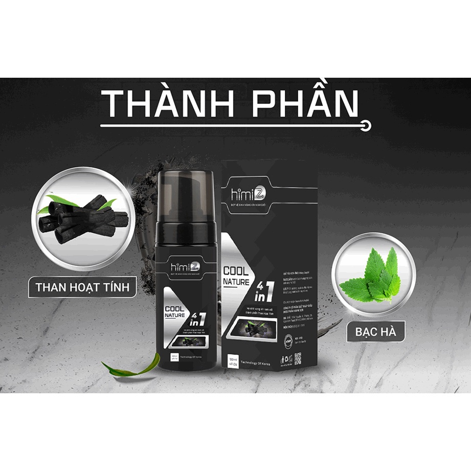 Combo sữa tắm gội toàn thân cho nam Pure Dark Dream hương nước hoa cao cấp 330ml và bọt vệ sinh nam giới Himiz 120ml