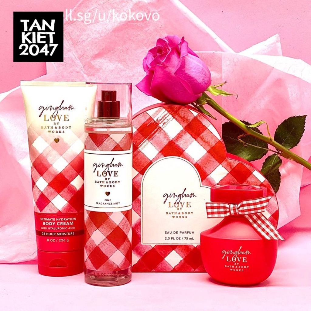 Bộ sưu tập Xịt Thơm Toàn Thân 𝐆𝐈𝐍𝐆𝐇𝐀𝐌 LOVE 30ml/50ml/100ml/Fullsize 236ml