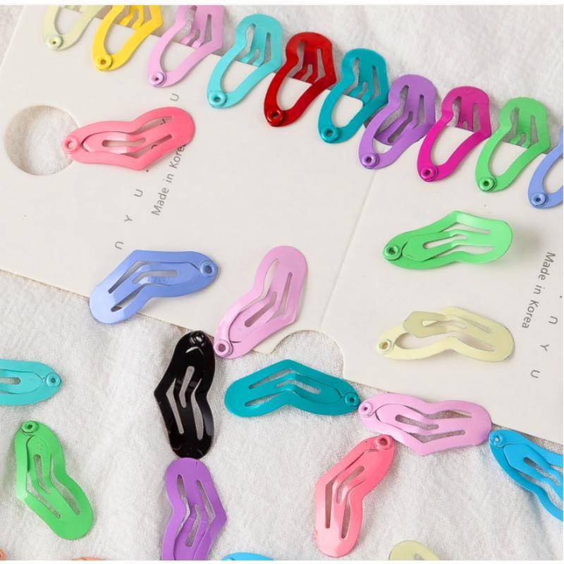 Kẹp Tóc Mini 2.2cm Bằng Epoxy Màu Sắc Dễ Thương Cho Thú Cưng