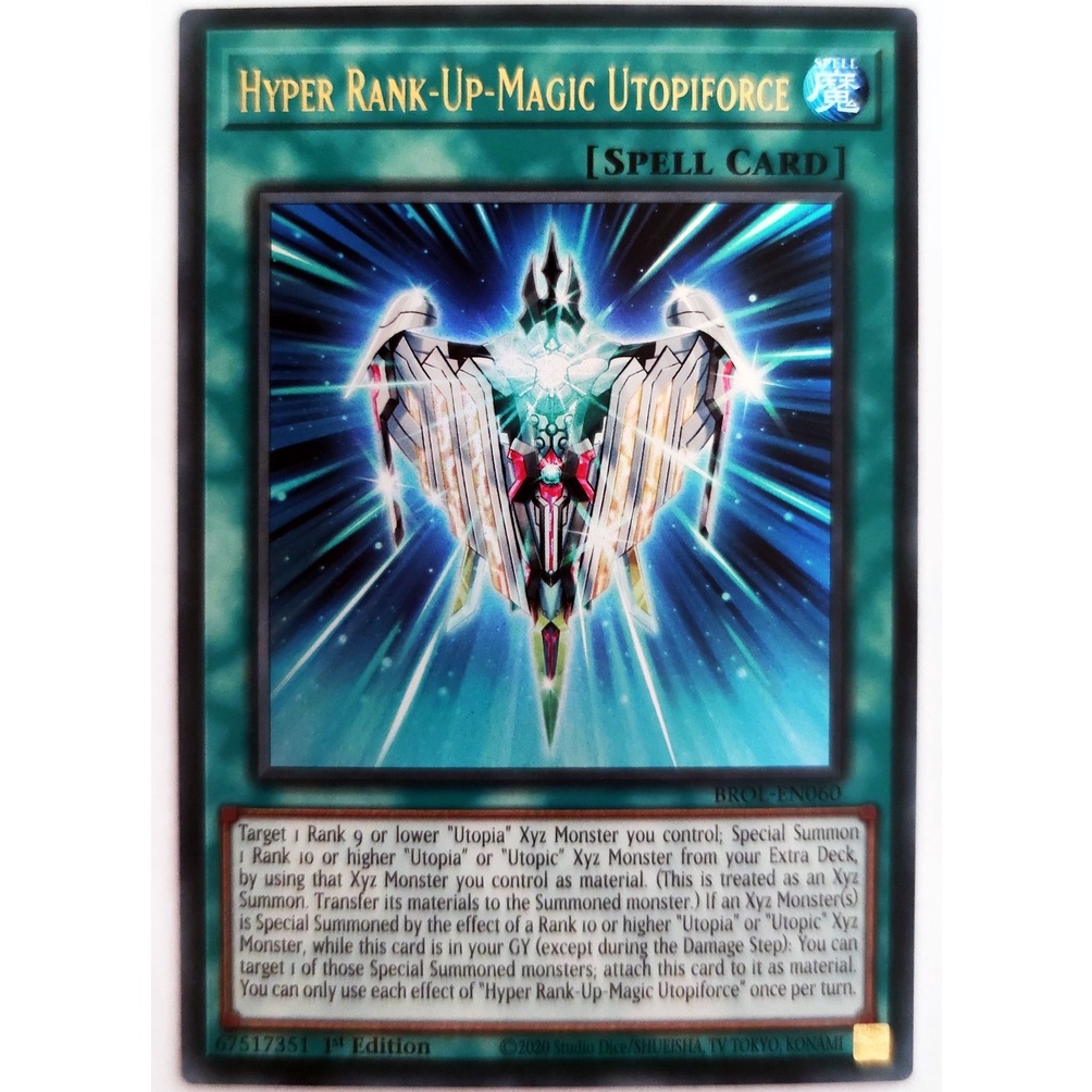 Hyper Rank-Up-Magic Utopiforce |EN| Ultra Rare (ZEXAL)
