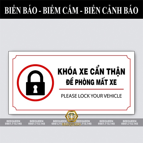 Biển Báo Nhắc Nhở Bảo Quản Tài Sản Cá Nhân