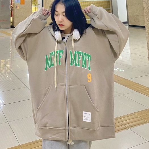 Áo Hoodie Zip Mcvf Nfnt Unisex Tongkhoanhtu1801 👉 Mũ Rộng Dáng Suông Oversize In 5D Nam Nữ