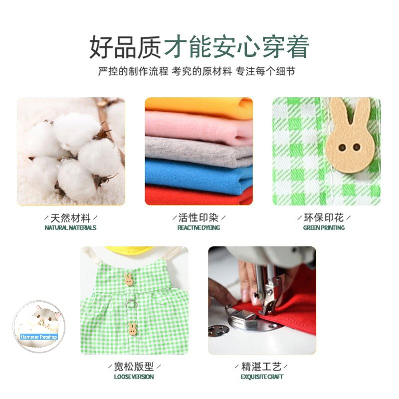 Bộ áo và dây dắt cho Thỏ