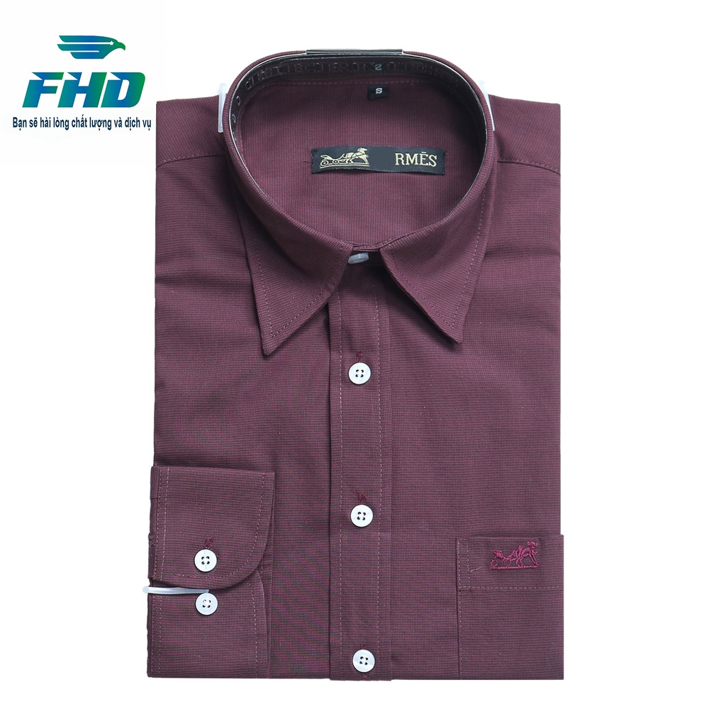 Áo Sơ Mi Nam Tay Dài Chất Vải Cotton Cao Cấp Mềm Mịn Họa Tiết Lạ Mắt Form Chuẩn FHDA019