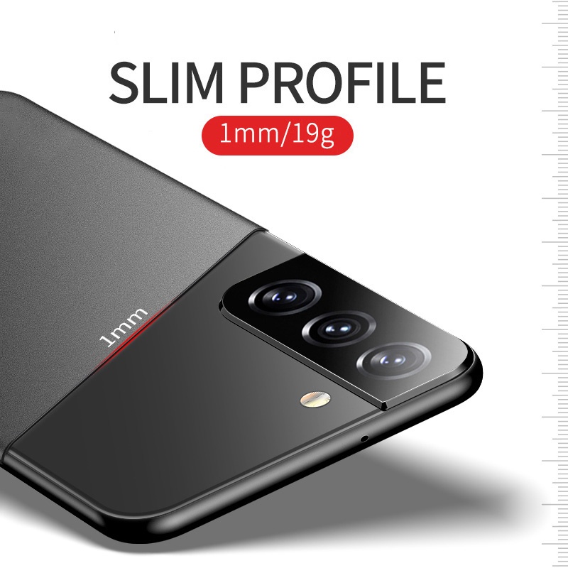 Ốp Điện Thoại PC Cứng Siêu Mỏng Mặt Nhám Cho Samsung S22 S21 Ultra S22 + S21 + S21 S20 FE M53 M52 M23