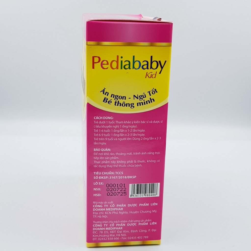 Alphavit Siro ăn ngon ngủ tốt Bổ sung DHA Acid Amin Tăng sức đề kháng Ngừa suy dinh dưỡng cho bé