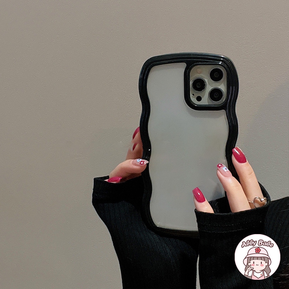 Ốp Điện Thoại TPU Mềm Mỏng Chống Sốc Họa Tiết Gợn Sóng Đơn Giản Cho IPhone 14 Pro Max 11 7Plus 13 12 11 Pro Max X XS XR