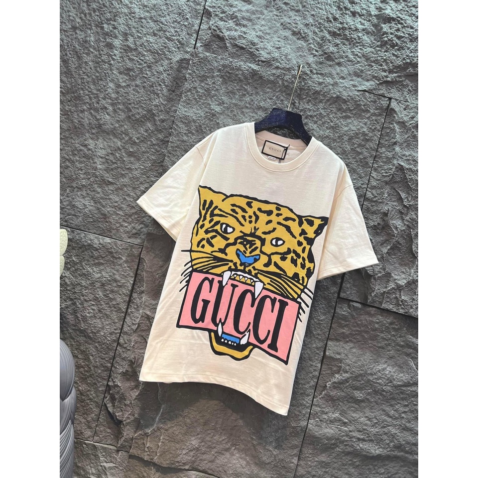 ÁO THUN COTTON IN HÌNH ĐẦU HỔ GUCCI 2022