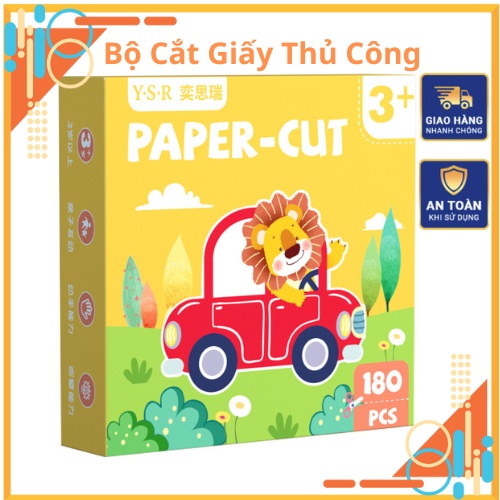 Đồ chơi cắt giấy thủ công tạo hình cho bé