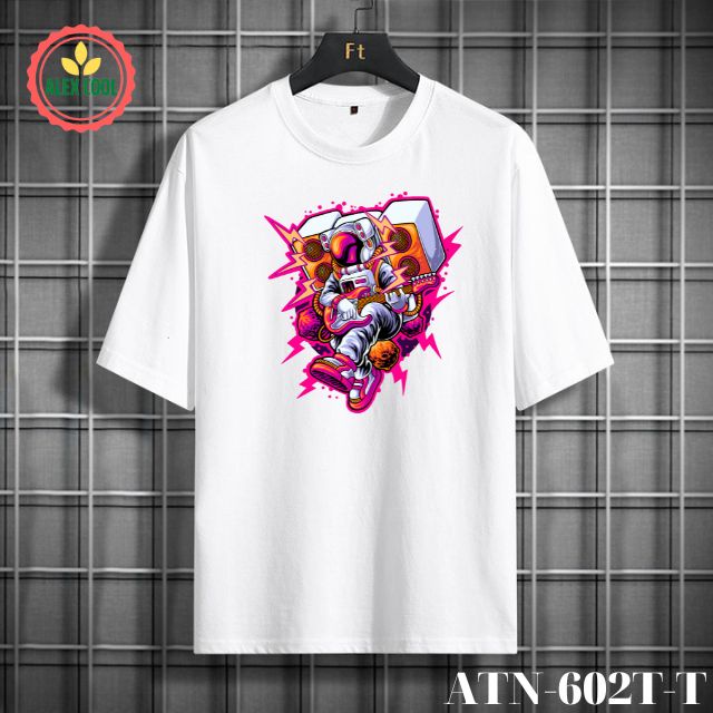 Áo thun nam nữ áo phông nam tay ngắn cổ tròn chất cotton co giãn 4 chiều hình NASA ATN602 alex cool