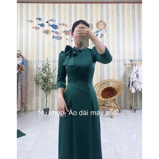 áo dài tây thi đính nơ