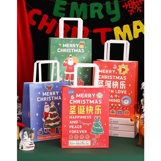 Túi giấy đựng quà Giang sinh , tui dung quà noel