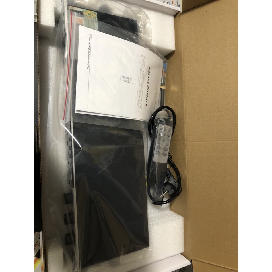 Vang FX50 Plus 2022 Có Reverb Kèm Dây Canon Có Chống Hú,Vang Nhại Mượt Mà.Có BLUETOOTH,Quang + tặng 2 dây