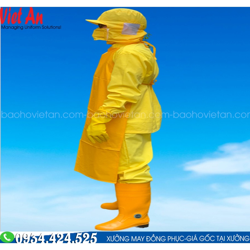 Găng tay cao su Gloves Hướng Dương rửa chén màu vàng dài 38cm size XL