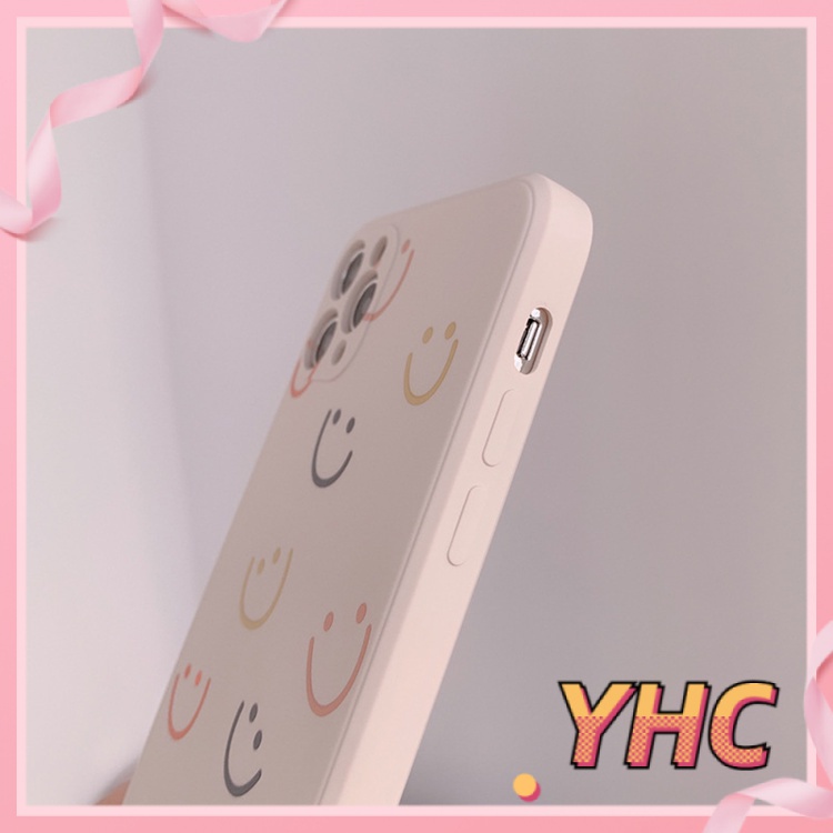 ốp iphone Họa Tiết Mặt Cười Đơn Giản Thời Trang tương thích iPhone 6s 6splus 7 7plus 8 8plus X XS XSMAX 11 12 Pro Max Plus Promax-893