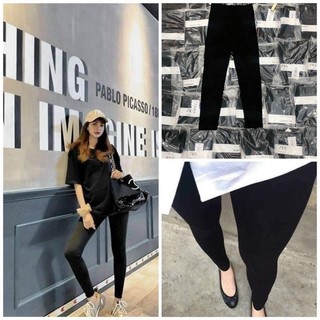 Quần legging ôm cạp cao co giãn ôm (hình thật)