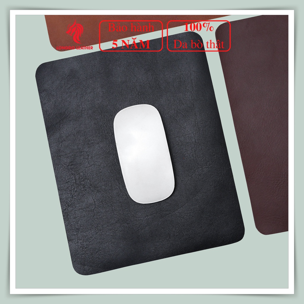 Đồ lót chuột máy tính da bò sáp - Bảo hành 5 năm - Thương hiệu Longdo Leather