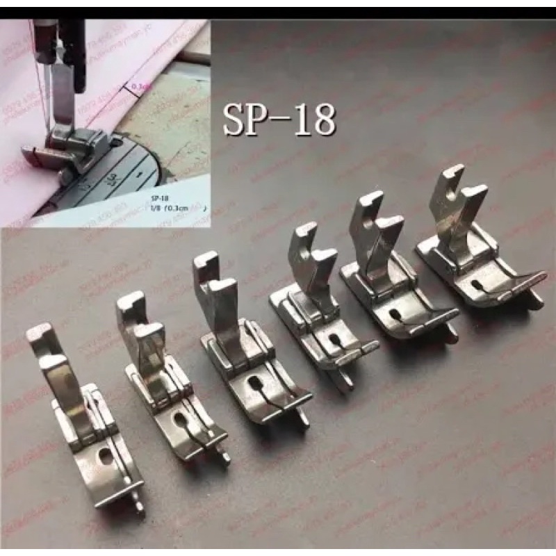 Chân vịt sắt diễu mí  1 kim