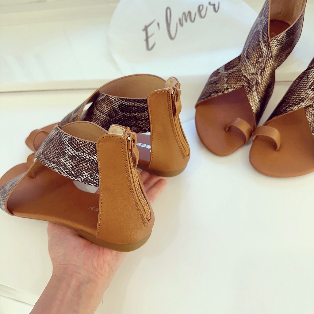 Giày Nữ Sandal Chiến Binh Rắn Elmer