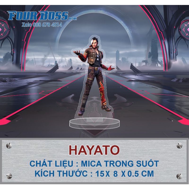 Mô hình nhân vật Hayato trong game Free Fire