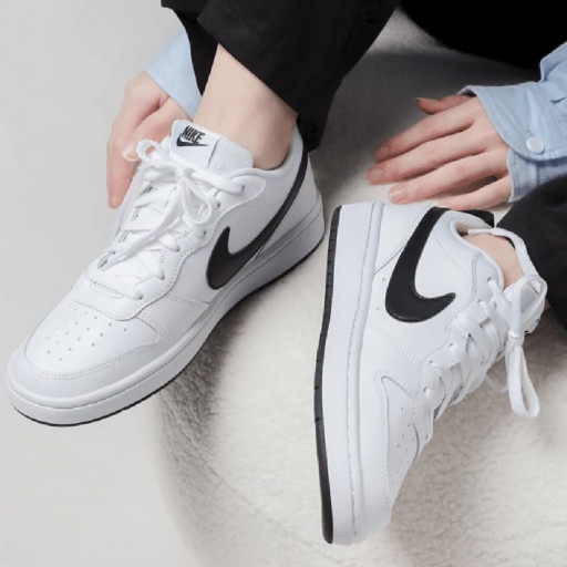 Giày Nike Court Borough Low 2 GS White Black