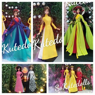 ÁO DÀI BÚP BÊ BARBIE ĐẶT TRƯỚC (Không có sẵn)